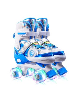 اشتري Kids Adjustable Roller Skates for Girls and Boys (Blue) في الامارات