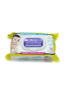 Buy Lifetime Baby Wet Wipes Yellow 100 Wipes in Saudi Arabia