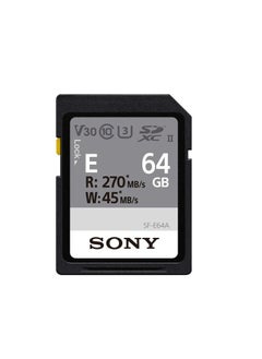 اشتري Sony 64GB SF-E Series UHS-II SDXC Memory Card في الامارات