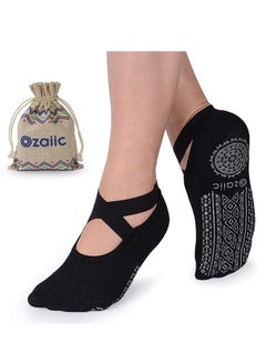 Buy Yoga Socks for Women with Grips, Non-Slip Five Toe Socks for Pilates, Barre, Ballet, Dance, Workout, Fitness in Egypt