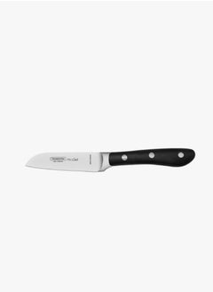 Buy Prochef 3 Inches Vegetable and Fruit Knife with Stainless Steel Blade and Black Polycarbonate and Fiberglass Handle in UAE