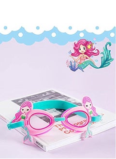 Buy Kids Swimming Waterproof and Anti Fog Goggles and for Diving Summer Pool and Water Games for Age 3-16 Boys Girls in UAE