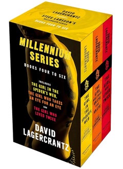 اشتري MacLehose Press Millennium Series 3 Books Collection Box Set by David Lagercrantz في الامارات