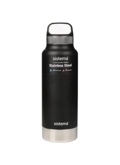 Buy Hydrate Stainless Bottle 1 Liter - Black in Egypt