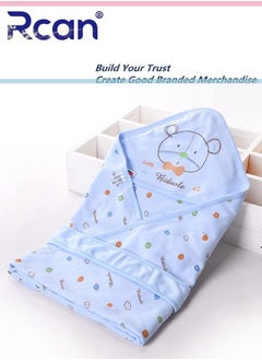 Buy Baby Swaddle Blanket Organic Cotton Easy Adjustable Sleeping Bag Shockproof and Breathable for Newborn Baby Boys and Girls in Saudi Arabia