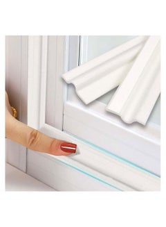 Buy 4m Window Draft Stopper Draught Foam Seal Strip Wind Noise Dust Insect Blocker for Window Gap Door Frame white in UAE