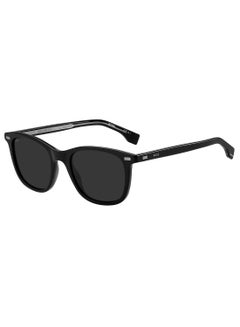 Buy Men Square Sunglasses BOSS 1366/S BLACK 51 in UAE
