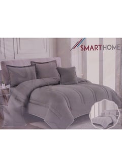 Buy Double-sided comforter set, 6-piece bedspread, 6-piece comforter, 100% microfiber, comforter size 230x250 cm in Saudi Arabia