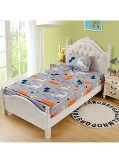 Buy Kids Cotton Comforter Set size 90x190 cm with Zipper in Saudi Arabia