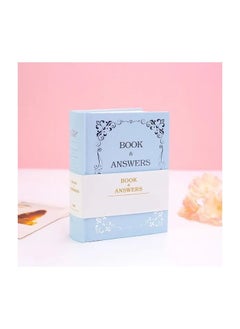 Buy 1-Piece The Book of Answers,My Life Answer Book Chinese and English Version Diary Note Book,Blue Colour in UAE