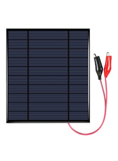 Buy 2.5W 5V Polycrystalline Silicon Solar Panel with Alligator Clips Solar Cell for DIY Power Charger in UAE