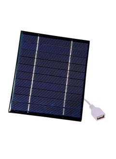 Buy 2.5W/5V/3.7V Portable Solar Charger With USB Port Compact Solar Panel Phone Charger For Camping Hiking Travel in UAE