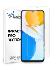 Buy Tempered Glass Screen Protector For Honor X7 Clear in Saudi Arabia