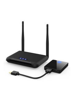 اشتري C, 196ft (60 m) Wireless HDMI Receiver and Transmitter Support 1080P@60 Hz, Support 2.4/5GHz for Streaming Video Audio from Laptop, Camera, Cable Box to HDTV Projector(813) في الامارات