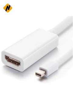 Buy Thunderbolt Mini Display DP Male To HDMI Female Adapter Converter Cable for Mac Macbook Pro Air in UAE