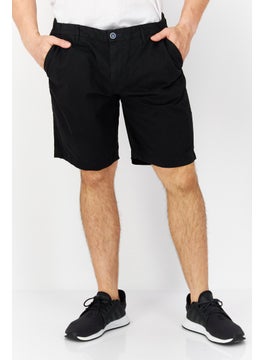 اشتري Men Sportswear Fit Outdoor Short, Black في السعودية