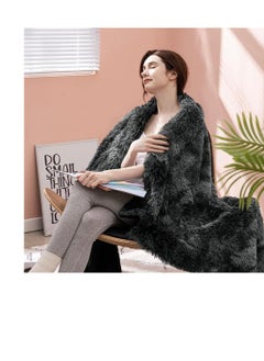 اشتري Luxury Faux Fur Throw Blankets Winter Beds sofa Blanket Double Layer Fluffy Soft Warm Home Decor Imitated Faux Fur Mink Blanket 3 في الامارات