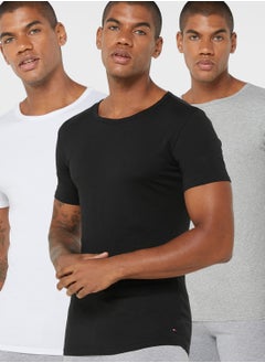 Buy 3 Pack Essential Crew Neck T-Shirt in UAE