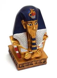 Buy immatgar pharaonic Decorative Egyptian akhenaten Head Statue ancient Egyptian souvenirs gifts handmade Home decor collectibles Sculptures  (Multi Color 1 - 9.5 CM Tall) in Egypt