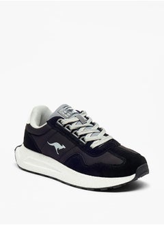 اشتري Women's Logo Detail Walking Shoes with Lace-Up Closure في الامارات