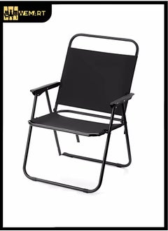 Buy Camping Chairs,Outdoor Portable Folding Chairs,Lightweight Camping Furniture Chair（Black） in Saudi Arabia