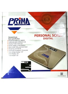 Buy Glass Weight Scale - Digital scale Prima up to 180 KG in Egypt