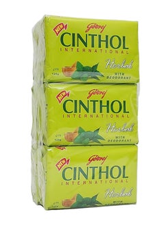 Buy Herbal Bath Soap With Deodorant 125g Pack of 6 in Saudi Arabia