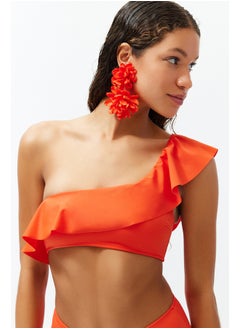 اشتري Red One-Shoulder Frilly Bikini Top TBESS21BU0039 في مصر