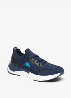 اشتري Men's Logo Detail Sports Shoes with Lace-Up Closure في الامارات