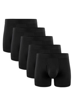 Buy Mens Boxer Shorts Soft Cotton Men Pack Breathable Mens Underwear Boxer Briefs in Saudi Arabia