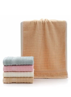 اشتري M MIAOYAN Bamboo fiber wavy hair broken absorbent durable towel brown في السعودية