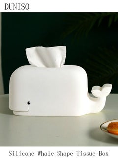 Buy Creative Silicone Whale Shape Tissue Box Holder in UAE