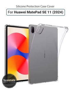 Buy Huawei MatePad SE 11 Shock Proof Case Cover - Ultra Clear, Durable & Accurate Cut-outs - Scratch, Dust & Smudge Protection - Clear Silicon Back Cover for Huawei MatePad SE 11 in Saudi Arabia