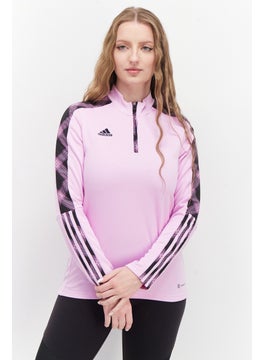 Buy Women Sportswear Fit Long Sleeve Training Sweatshirt, Lavender in UAE