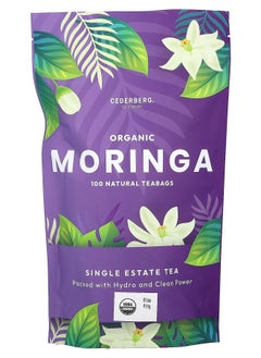 Buy Organic Moringa Caffeine Free 100 Natural Tea Bags 5.99 oz (170 g) in UAE