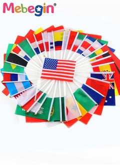 Buy Handheld Flags Qatar World Cup 32 Strong Flag Hand Waving Flag Bunting Cheer Props Hotel Bar Decoration in UAE