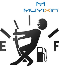 Buy Funny Car Sticker Fuel Tank Cap Stickers Fuel Gauge Empty Stickman Fuel Door Funny Signs Decal in Saudi Arabia