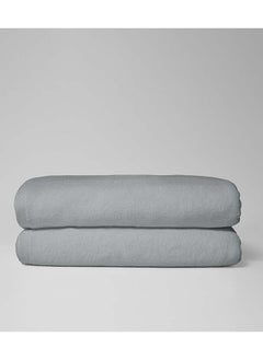 Buy 2 Pieces Bath / Sheet / Pool Towel by La'Marvel, Grey 600 GSM 100% Cotton Hotel Towels in Saudi Arabia