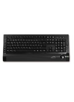 Buy Silent keystroke Wired Keyboard Black in UAE