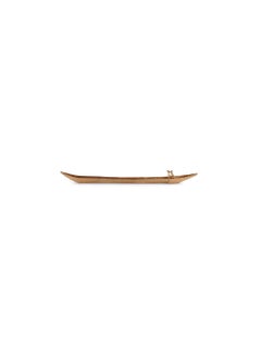 Buy Long Boat Rowing Decor Accent 84x8x8cm Gold in UAE