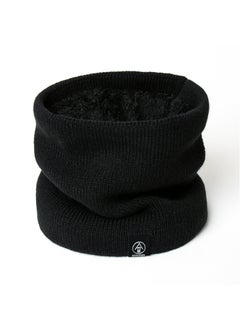 Buy Unisex Knit Neck Warmer Thick Winter ScarfWJ99-2 Black WJ99-2 Black in Saudi Arabia