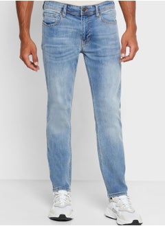 Buy Mid Wash Slim Fit Jeans in UAE