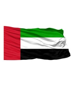 Buy UAE Flag United Arab Emirates Flag National Day Durable Long Lasting For Outdoor And Indoor Use For Building Home And Car Decoration 1.5X5 Meter in UAE