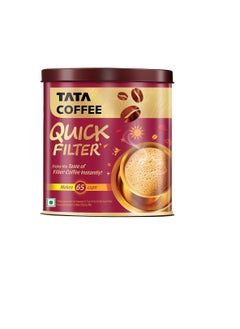 Buy Tata Coffee Quick Filter Tin  100G  Makes 65 Cups Powder Coffee  Can Easy To Make  Instant Coffee Chicory Mix in UAE