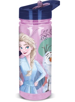 Buy Frozen Bottle Eco Zen 580ml Multicolor Water Bottle Drinking Bottle Hydration Bottle Tumbler Flask Portable Glass Travel Mug in UAE