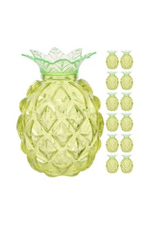 اشتري Pineapple Shaped Candy Storage Boxes, 12pcs Creative Gift Boxes Container for Hawaii Prty Birthday Wedding, for Candies, Chocolates, Cookies, Also Be Interesting Playthings في الامارات