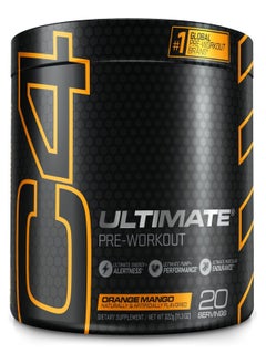 اشتري Cellucor C4 Ultimate Pre Workout Powder Orange Mango - 20 Servings في الامارات