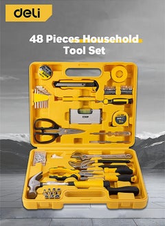Buy Pack Of 48 Heavy Duty Hand Tool Set With Box Suitable For Home & Office Use in UAE