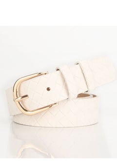 Buy Ladies' Alloy Pin Buckle Is Versatile And Stylish With A Belt 105cm Beige in UAE