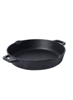 Buy Meyer Cast Rion Skillet With 2 Side Handle 26 cm in UAE